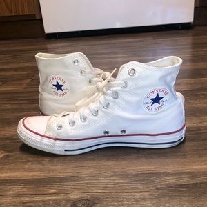 ⭐️White Converse High Top All Stars⭐️